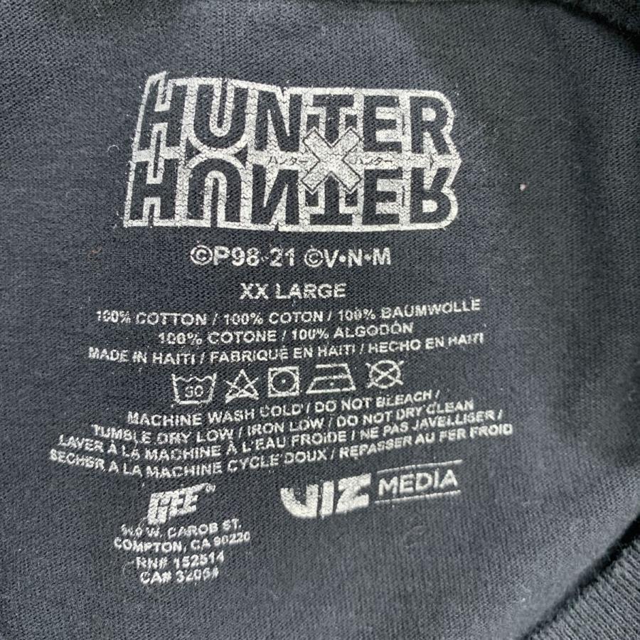 HUNTER×HUNTER 半袖 キャラクターTシャツ XXL ブラック ハンター