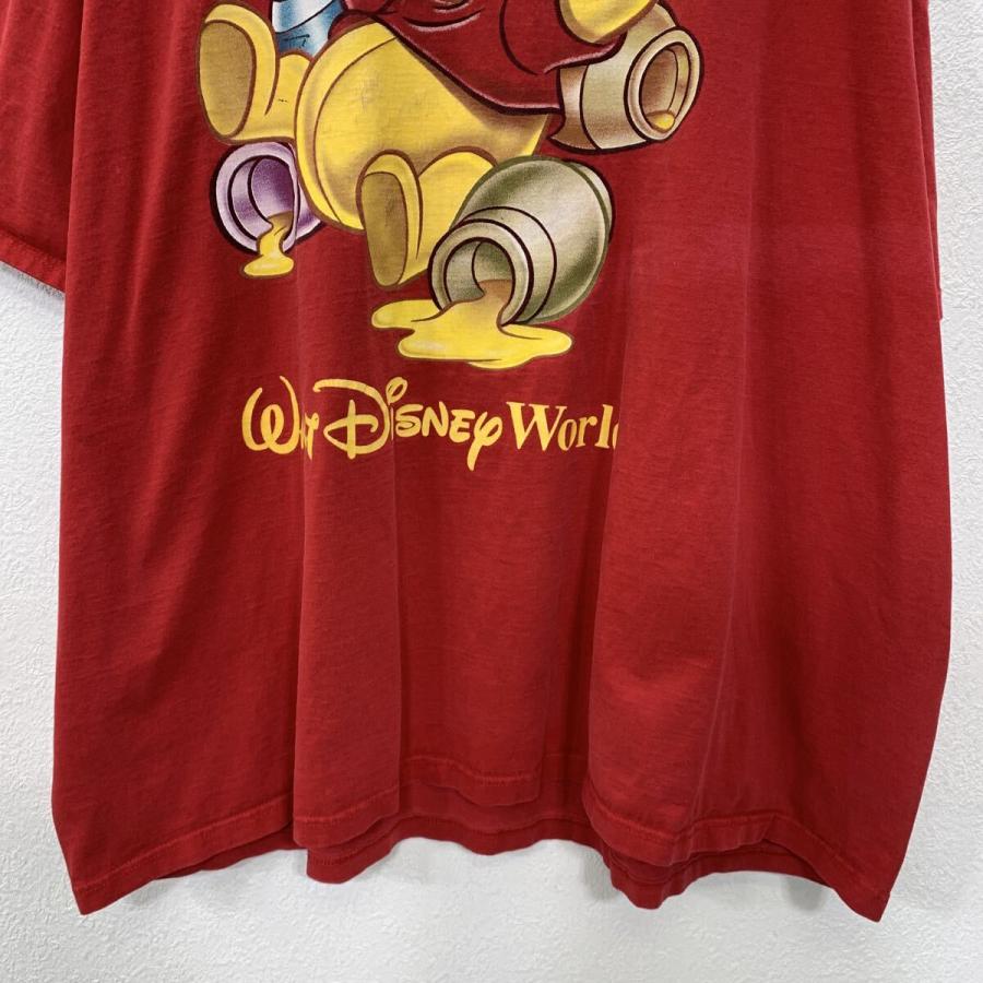 00s USA製 Walt Disney World 半袖 キャラクターTシャツ XXXL レッド