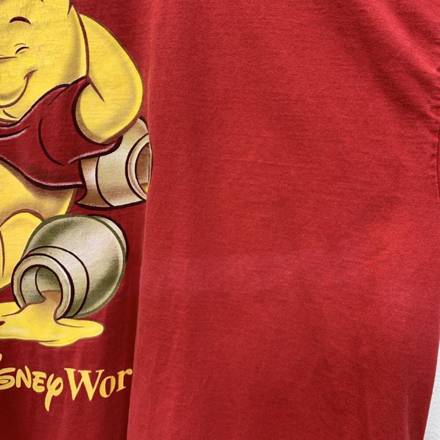 00s USA製 Walt Disney World 半袖 キャラクターTシャツ XXXL レッド