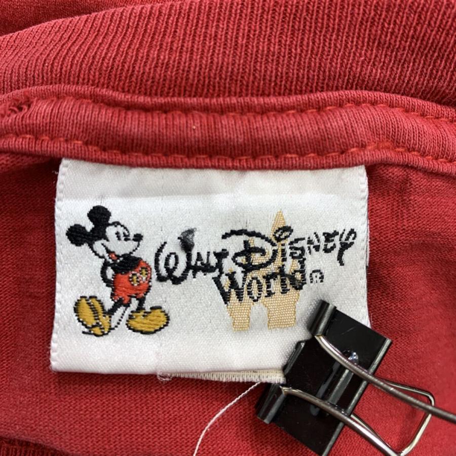 00s USA製 Walt Disney World 半袖 キャラクターTシャツ XXXL レッド