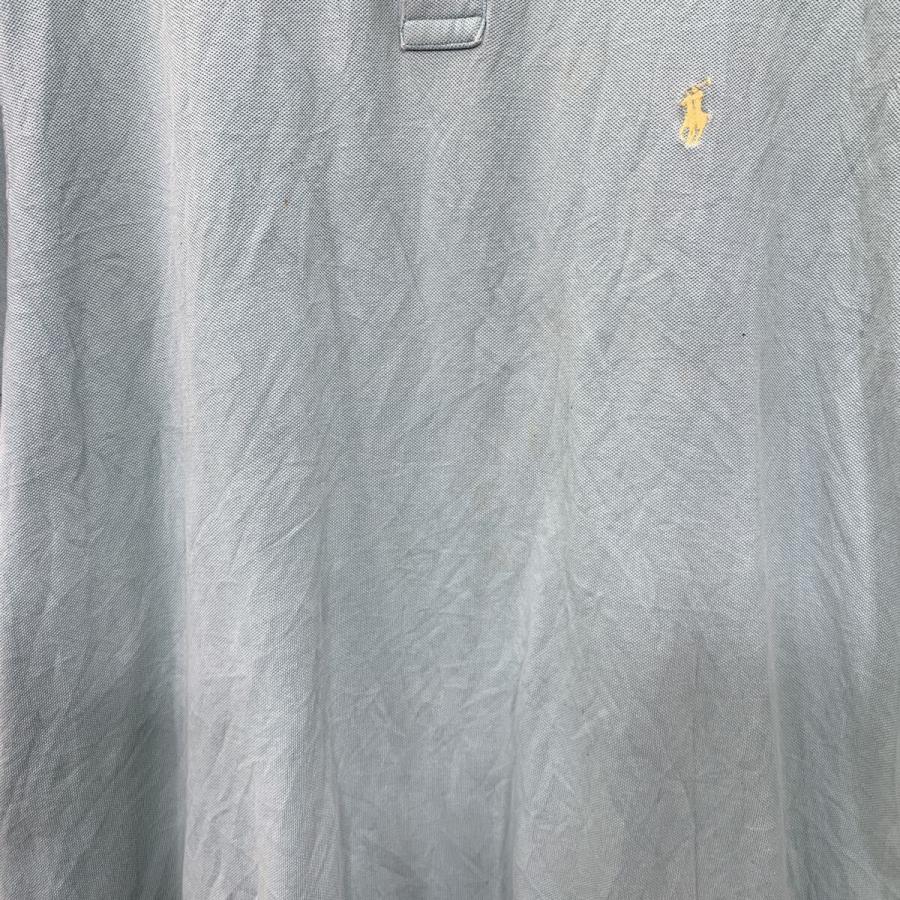 90s POLO by RALPH LAUREN 半袖 ポロシャツ XXL ミントグリーン ポロ