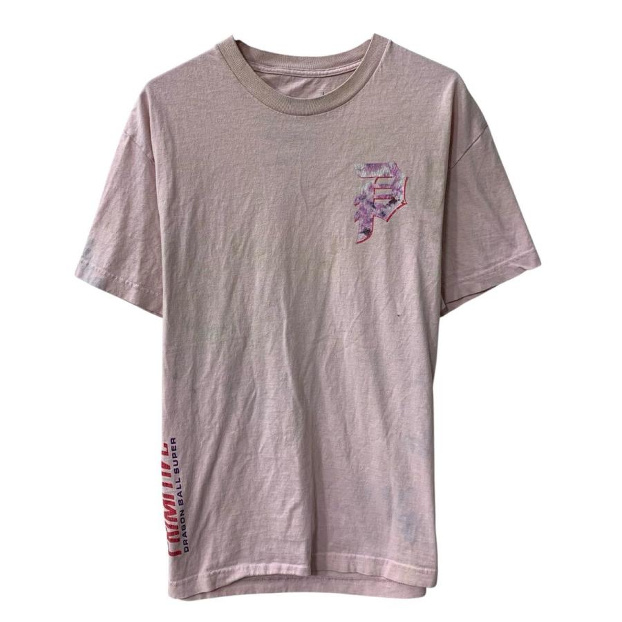 メキシコ製 DRAGON BALL SUPER 半袖 キャラクターTシャツ L ピンク 