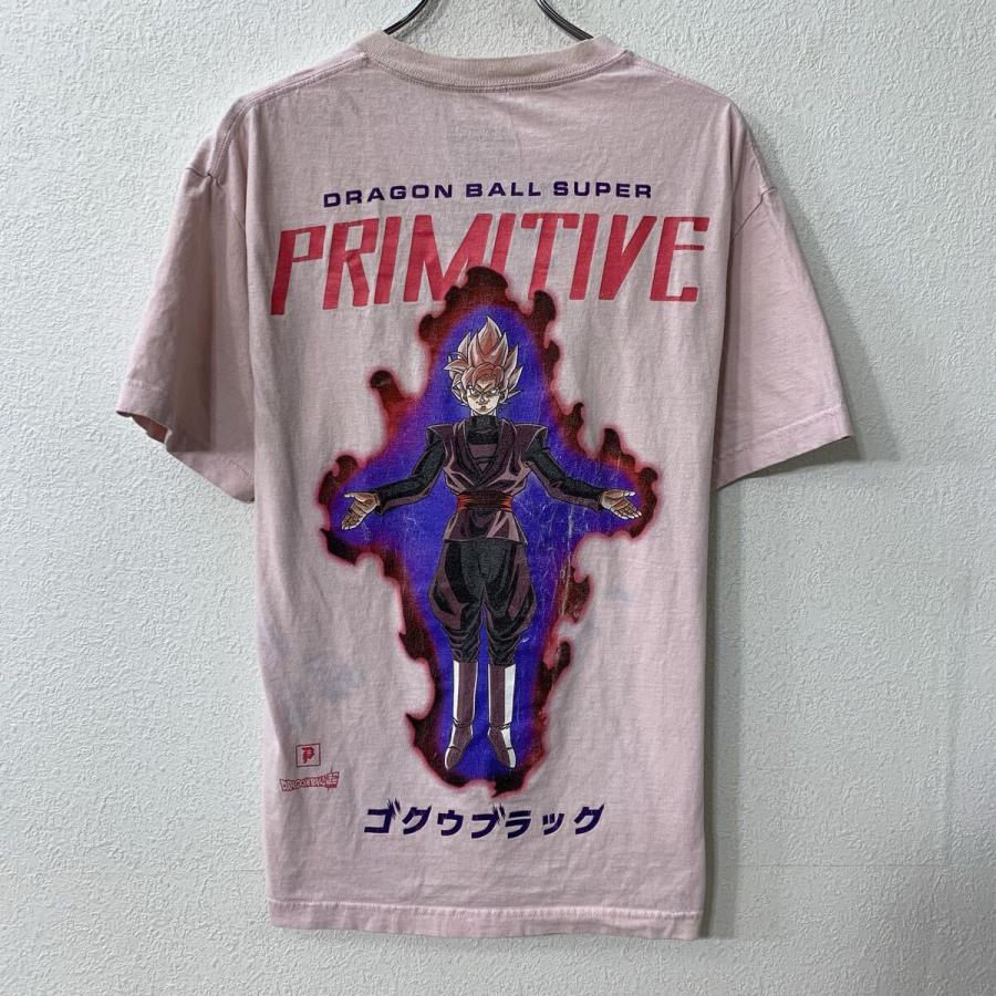 メキシコ製 DRAGON BALL SUPER 半袖 キャラクターTシャツ L ピンク 