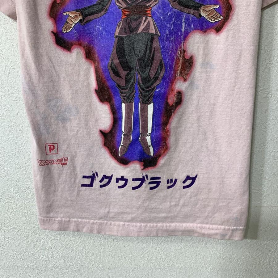メキシコ製 DRAGON BALL SUPER 半袖 キャラクターTシャツ L ピンク 