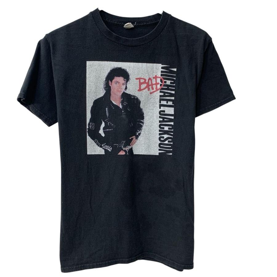 80s Hanes Michael Jackson 半袖 プリントTシャツ S ブラック ヘインズ