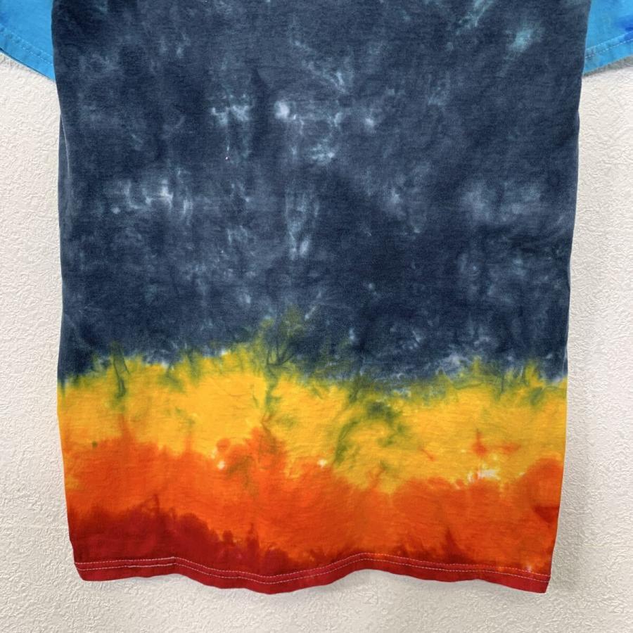 LED ZEPPELIN 半袖 バンドTシャツ S ブルー マルチカラー レッド
