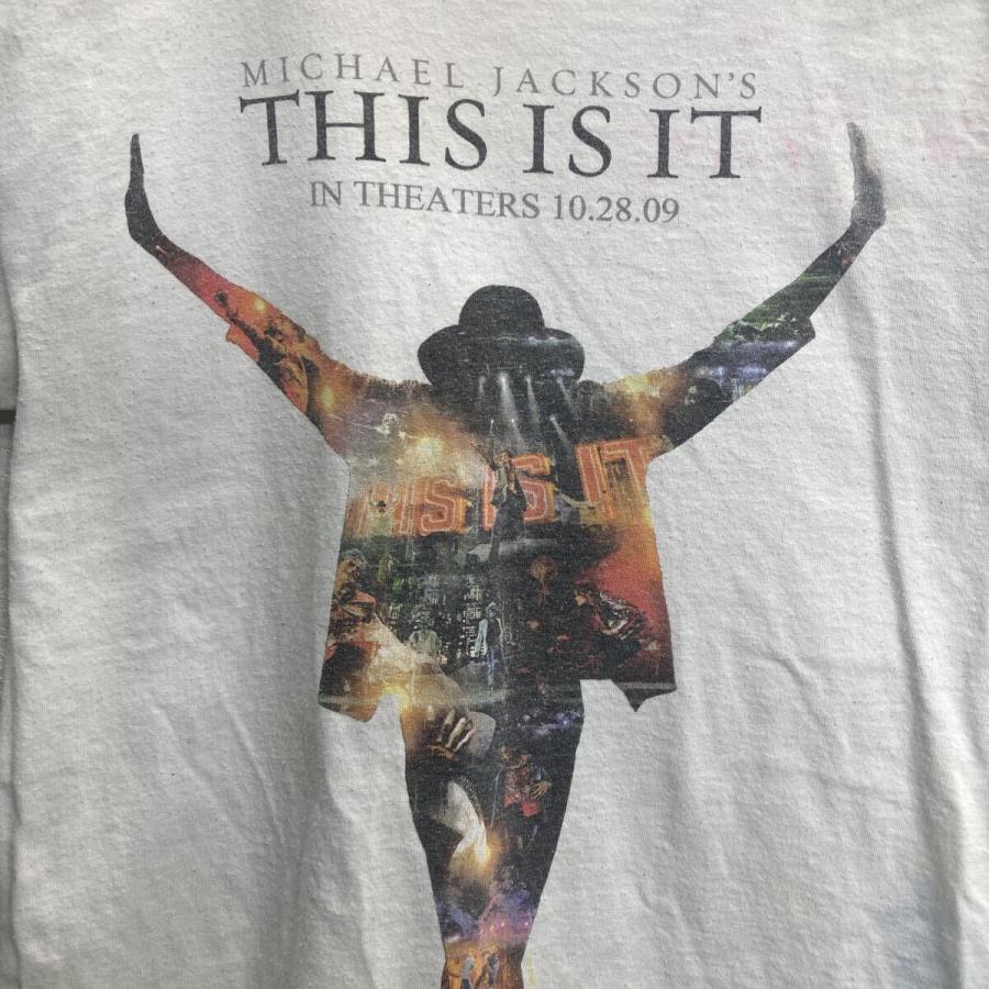 00s Hanes Michael Jackson 半袖 プリントTシャツ S ホワイト ヘインズ
