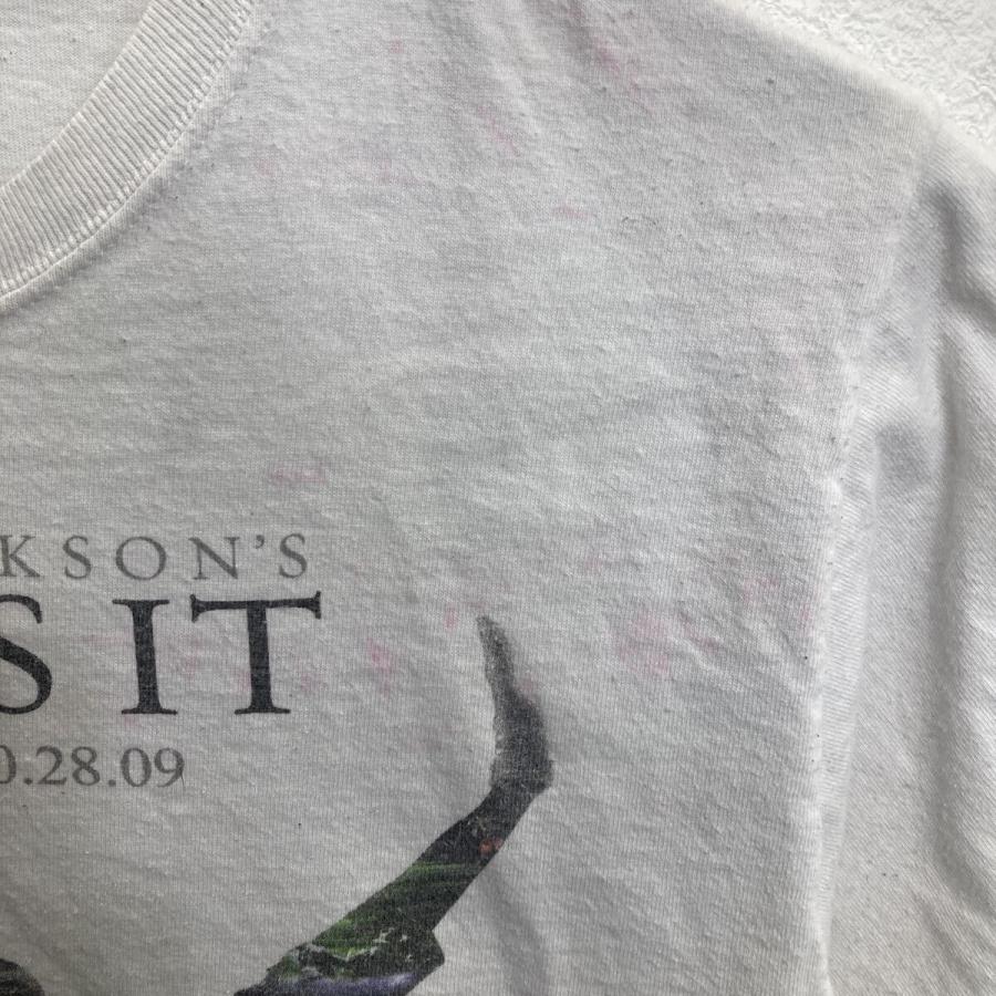 00s Hanes Michael Jackson 半袖 プリントTシャツ S ホワイト ヘインズ