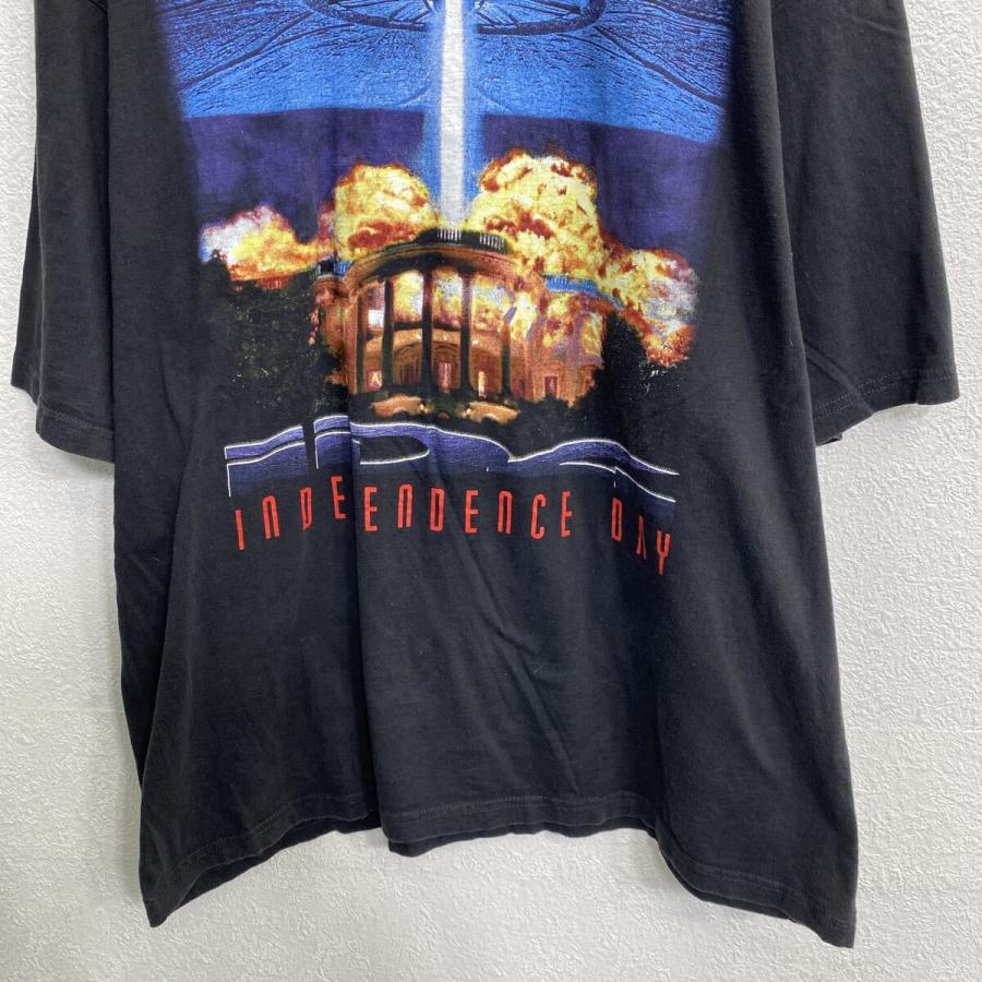 00s INDEPENDENCE DAY 半袖 ムービーTシャツ 2XL〜 ブラック インディ