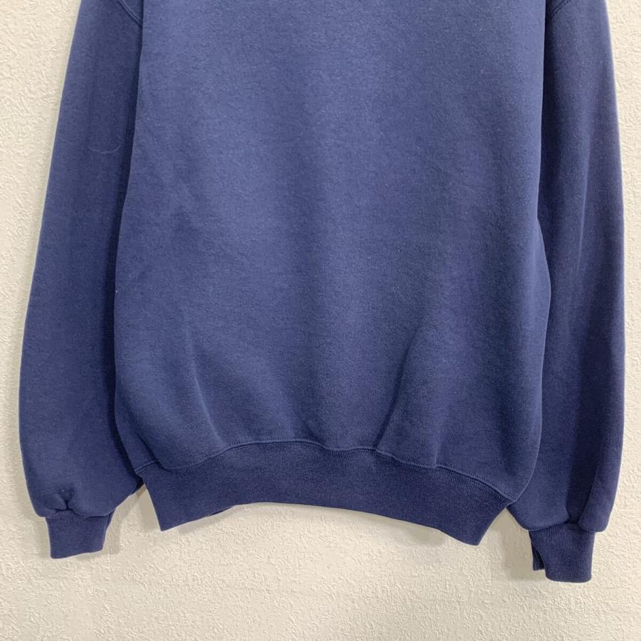 90s USA製 RUSSELL ATHLETIC ロゴスウェット トレーナー M ネイビー 