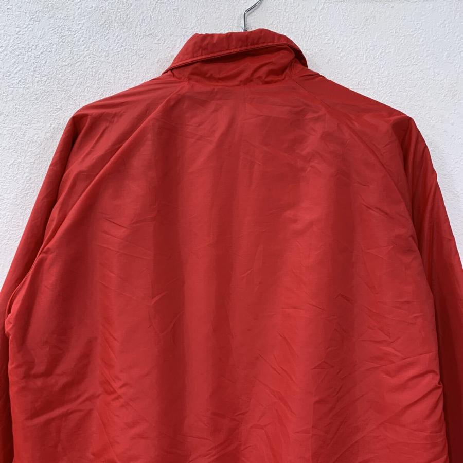 80〜90s コーチジャケット L〜 レッド スナップボタン 80〜90年代 裏