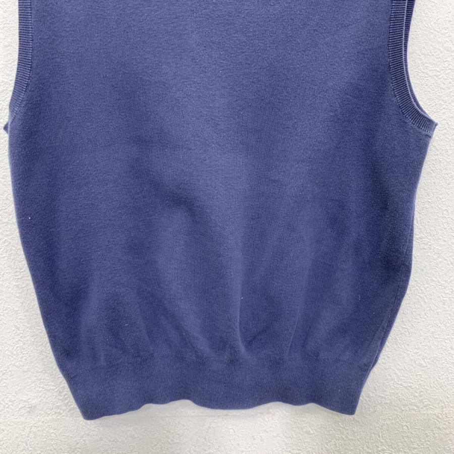90s Polo by Ralph Lauren コットンニット ニットベスト L ネイビー