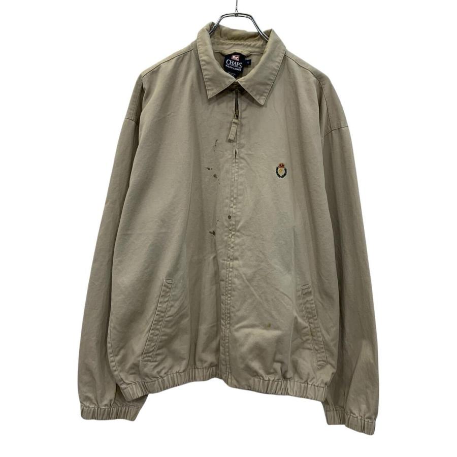 90s chaps Ralph Lauren ポニーなし　swing top 90s CHAPS RALPH LAUREN スウィングトップ L ベージュ チャップス