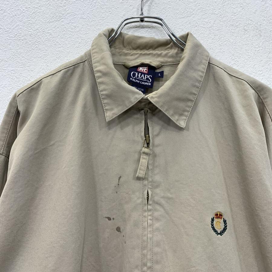 90s chaps Ralph Lauren ポニーなし　swing top 90s CHAPS RALPH LAUREN スウィングトップ L ベージュ チャップス