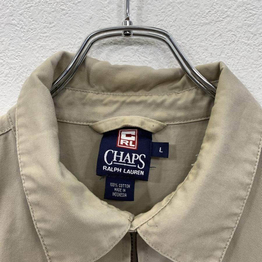90s CHAPS RALPH LAUREN スウィングトップ L ベージュ チャップス