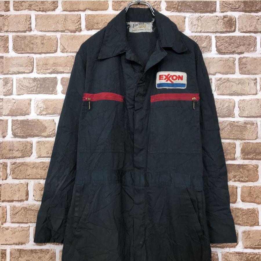 ヴィンテージ　Unitog ツナギ　古着　ジャンプスーツ Unitog つなぎ W34 ワークウェア ダークグレー TALONジップ 古着卸