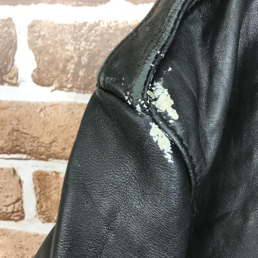 YAMAHA シングルライダースジャケット 2XLサイズ サイズ表記44 レザー