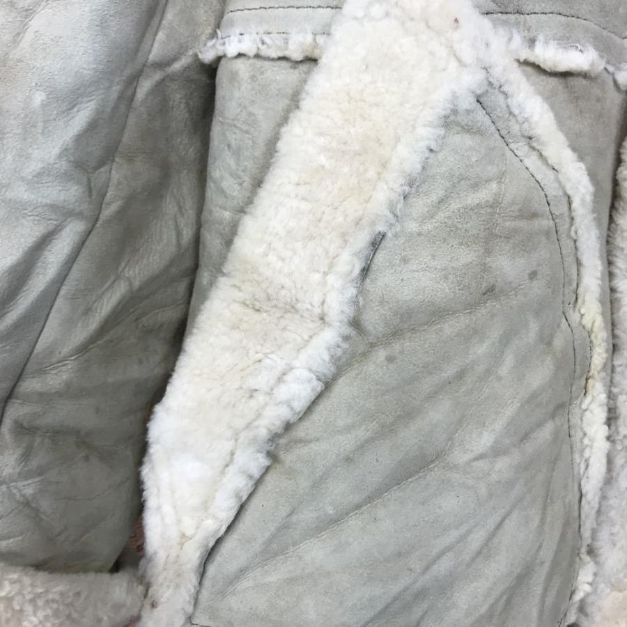 リアルムートンコート XLサイズ サイズ表記42 羊革 レザージャケット