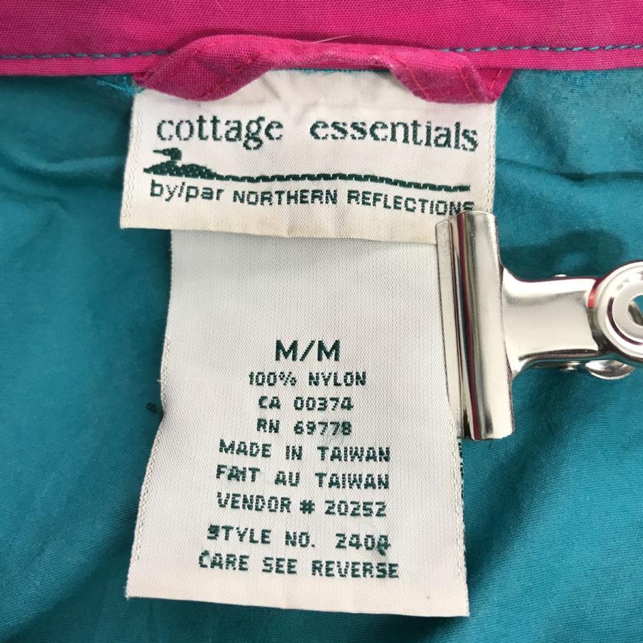 cottage essentials ウィンドブレーカー Mサイズ ナイロンパーカー 