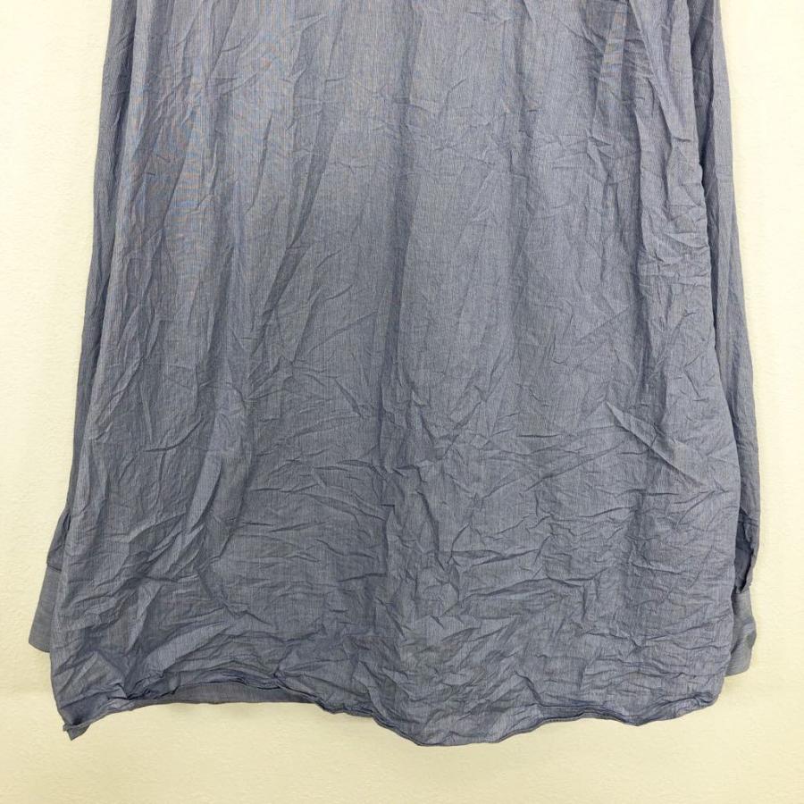 TOMMY HILFIGER 長袖シャツ サイズ表記 17-1/2 34-35 ブルー トミー