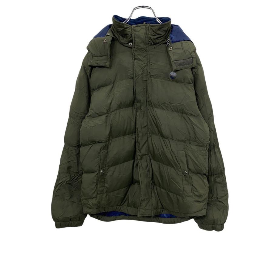 Timberland ダウンジャケット S カーキ オリーブ色 ティンバーランド 
