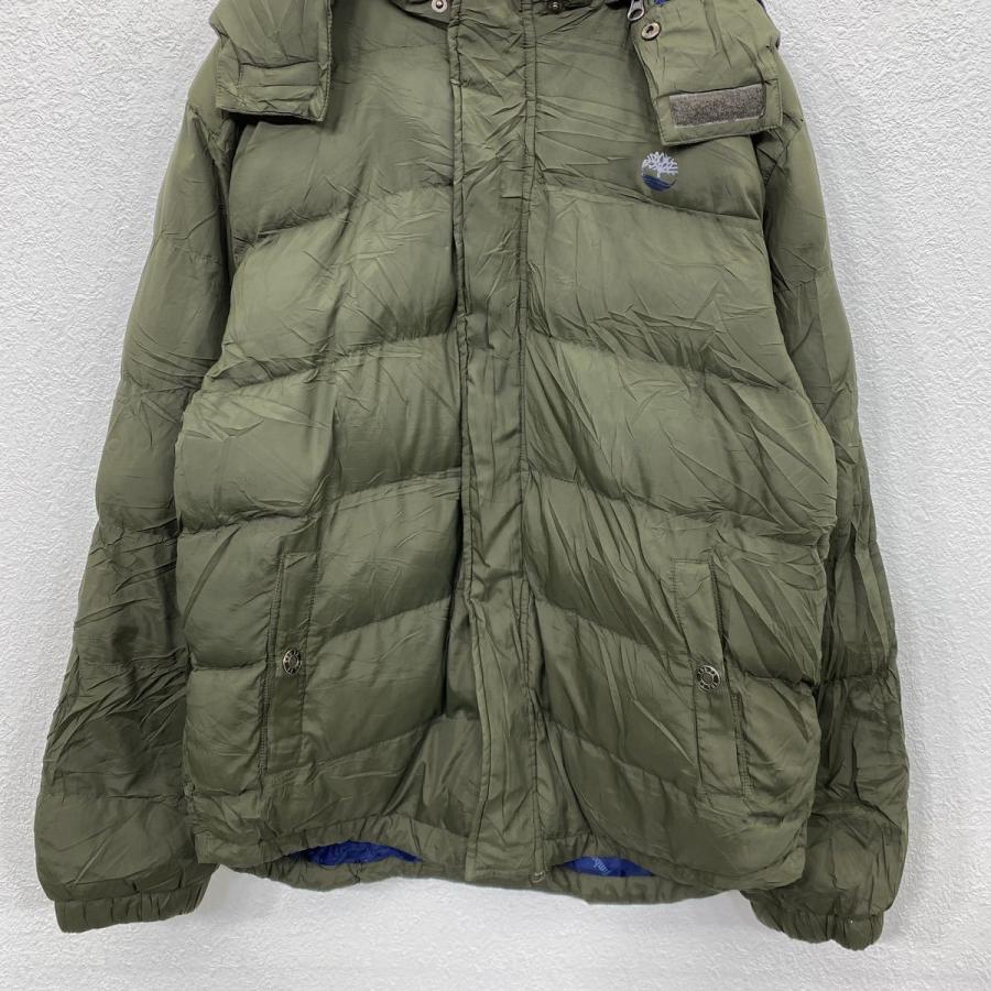Timberland ダウンジャケット S カーキ オリーブ色 ティンバーランド 