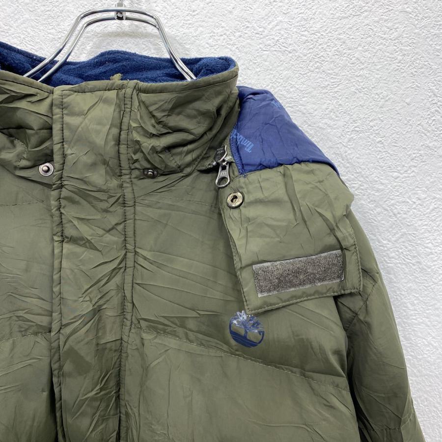 Timberland ダウンジャケット S カーキ オリーブ色 ティンバーランド 