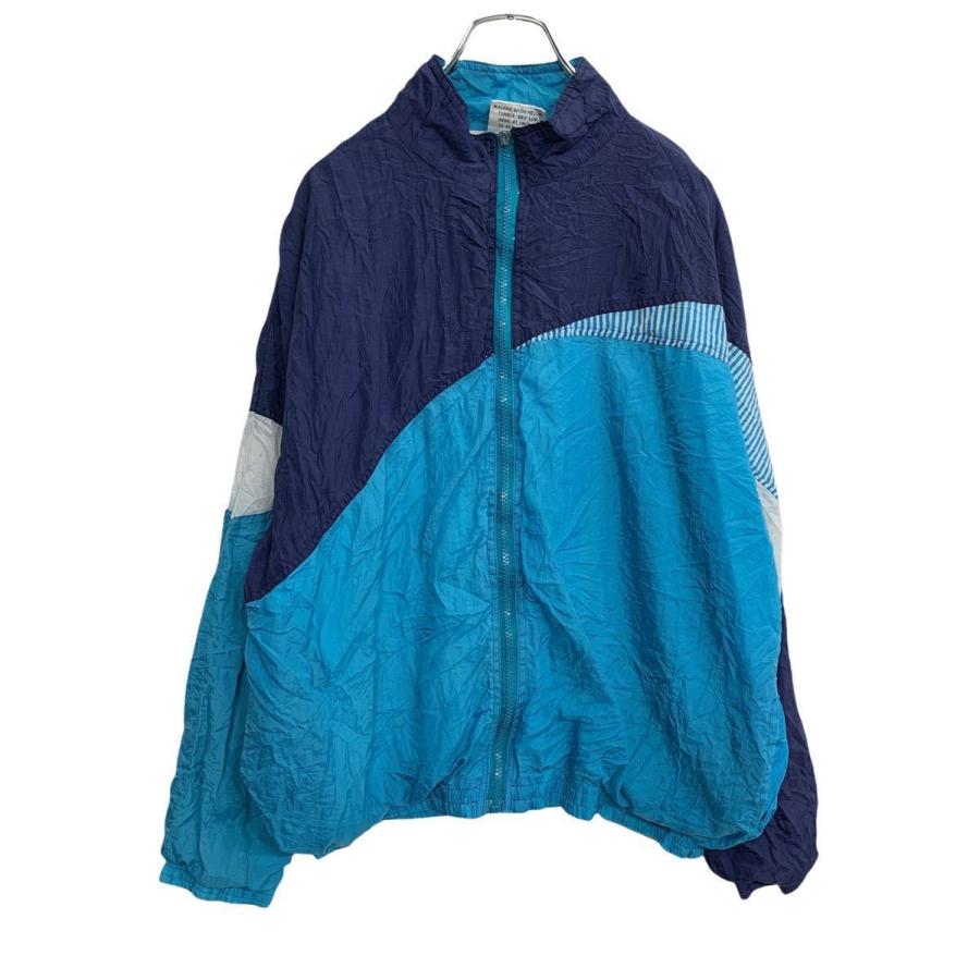 AVAIT SPORTIF ナイロンジャケット Mサイズ ジップアップ ブルー