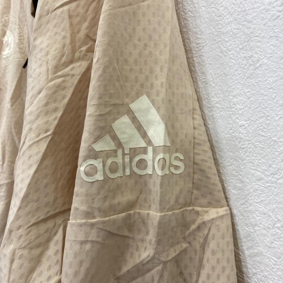 adidas ジップアップジャケット レディース M ベージュ アディダス