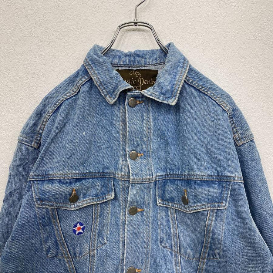 Rustic Denim デニムジャケット レディース S 青 ラスティックデニム G 
