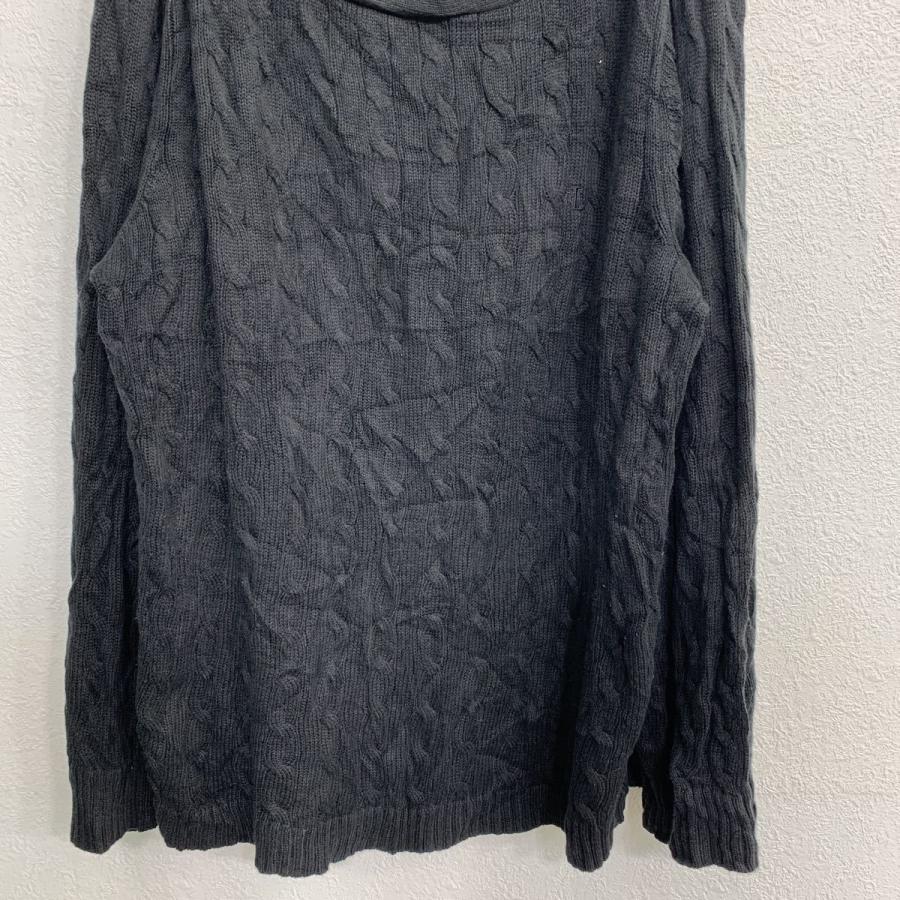 LAUREN RALPH ニットセーター 3XL ラルフローレン レデース ブラック  