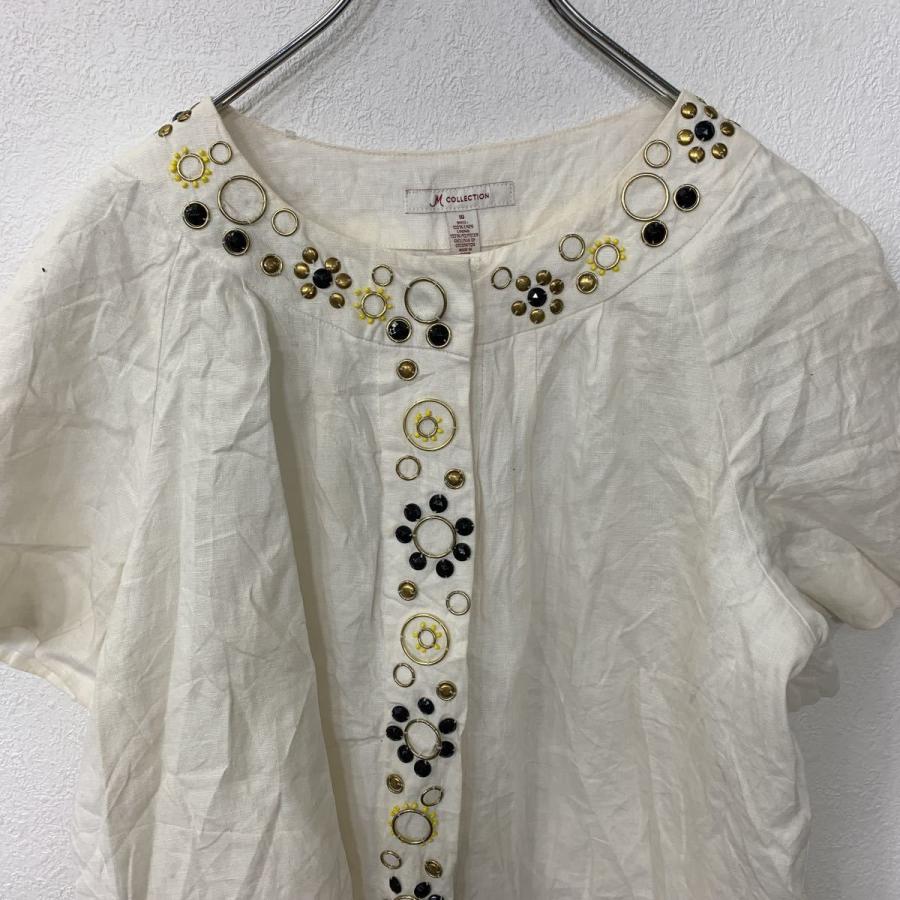 半袖シャツ レディース M~Lサイズ程度 ホワイト 古着卸 アメリカ仕入 t2205-3058 : 古着屋DEN ヤフーショッピング店 ...