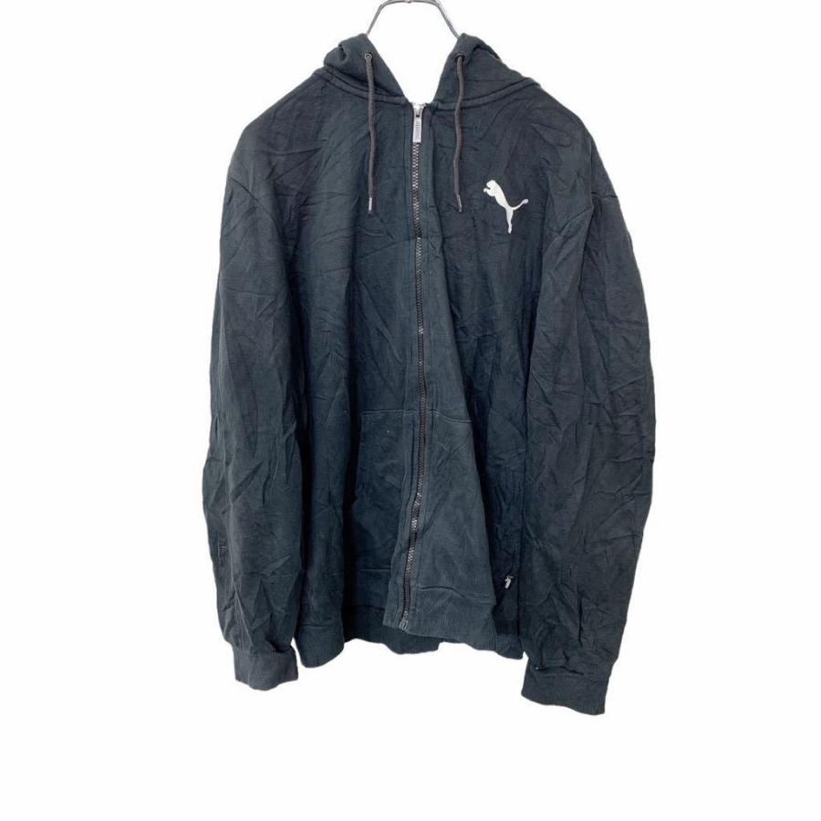 PUMA ジップアップパーカー Lサイズ プーマ ブラック 古着卸 アメリカ仕入 t2205-3215 : 古着屋DEN ヤフーショッピング店 ...
