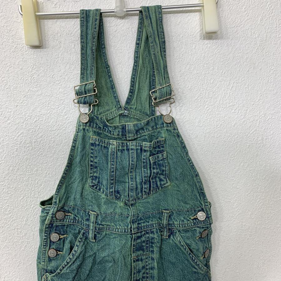 CANYON RIVER BLUES デニムオーバーオール W28程度 サロペット エメラルドグリーン 古着卸 アメリカ仕入 t2205 ...