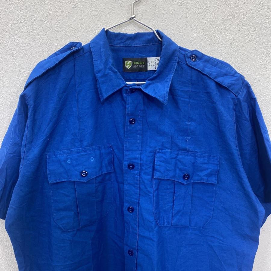 HORACE SMALL ワークシャツ Lサイズ 半袖シャツ フラップポケット