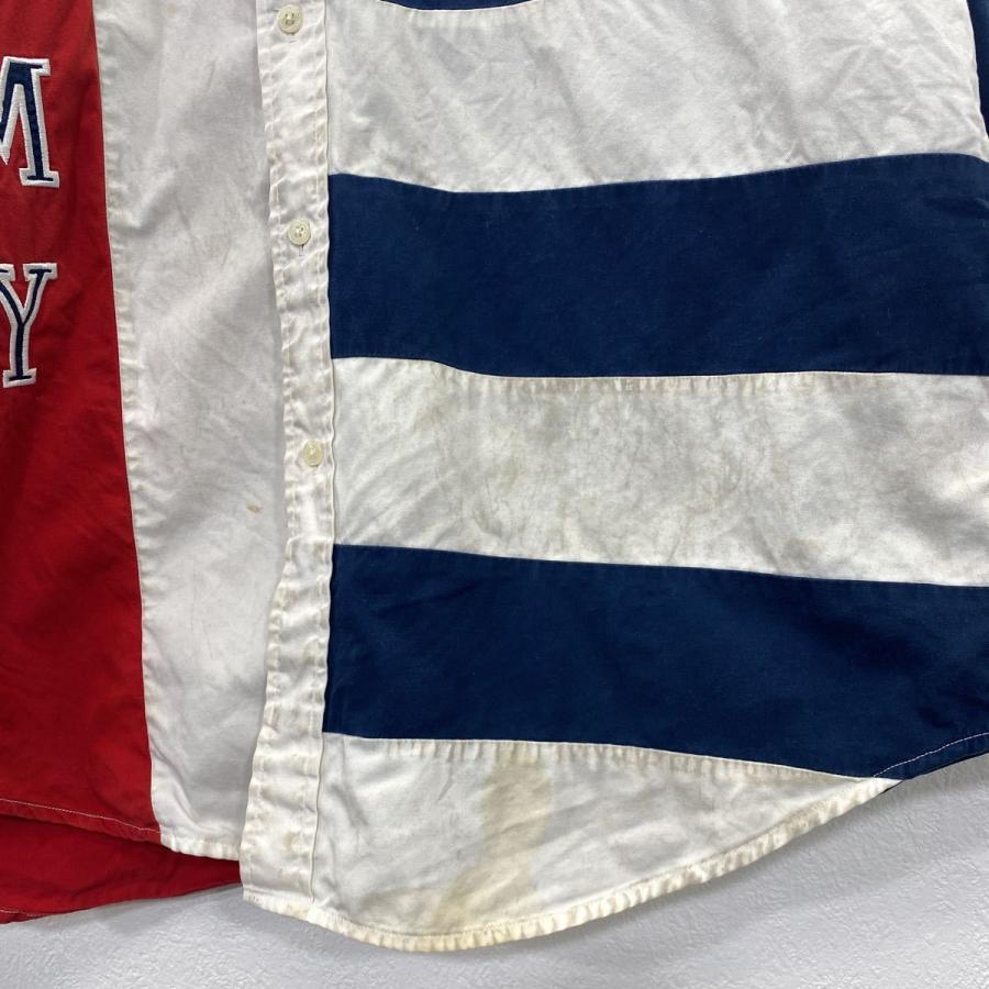 TOMMY HILFIGER マルチカラーシャツ Lサイズ トミーヒルフィガー 90s