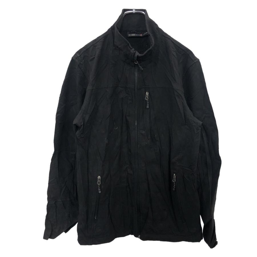 SWISSTECH ナイロンジャケット Sサイズ スイステック ブラック 古着卸