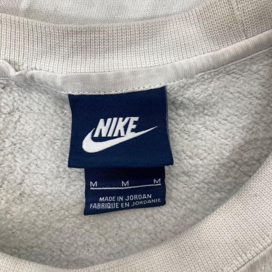 NIKE ロゴスウェット トレーナー Mサイズ ナイキ 刺繍 オフホワイト