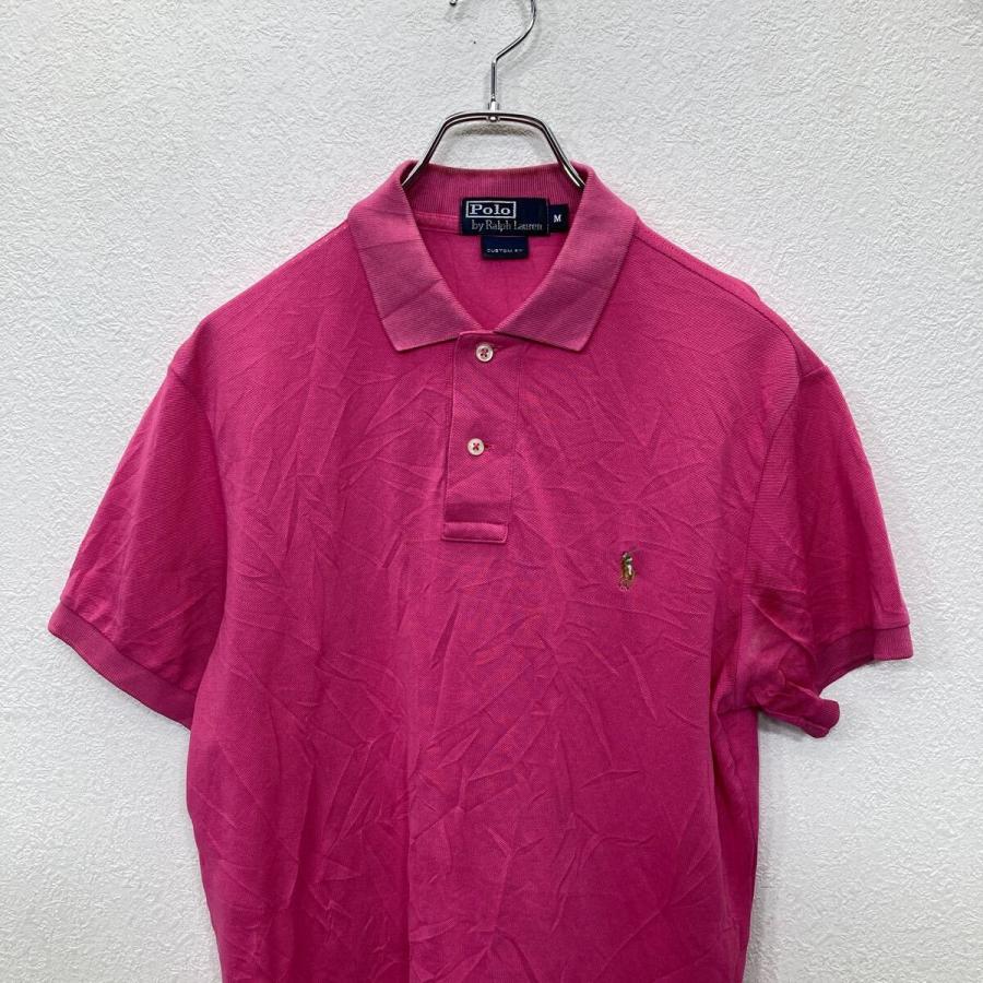 ポロ・ラルフ・ローレン キャメルピンク　ポロシャツ M Polo Ralph Lauren 半袖 ロゴ ポロシャツ Mサイズ ポロラルフローレン