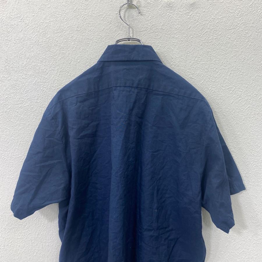 REED 半袖シャツ ワークシャツ L サイズ リード ネイビー ダブル