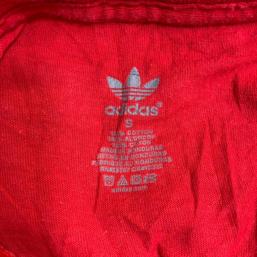 adidas 半袖 プリントTシャツ Sサイズ アディダスオリジナルス レッド