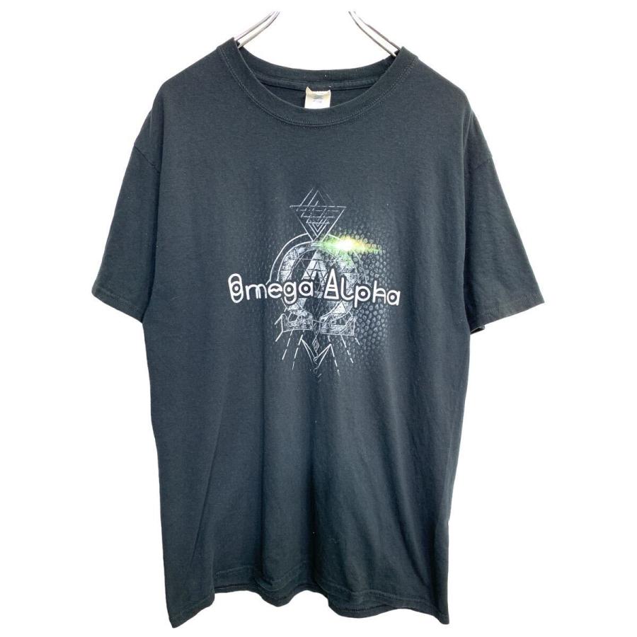 PORT & COMPANY 半袖 プリント Tシャツ Lサイズ ブラック 古着卸 