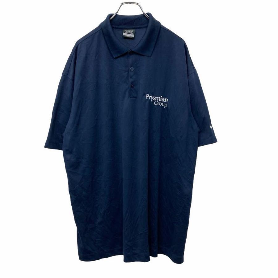 NIKE 半袖 ポロシャツ XXLサイズ ナイキ ビッグサイズ ハーフボタン