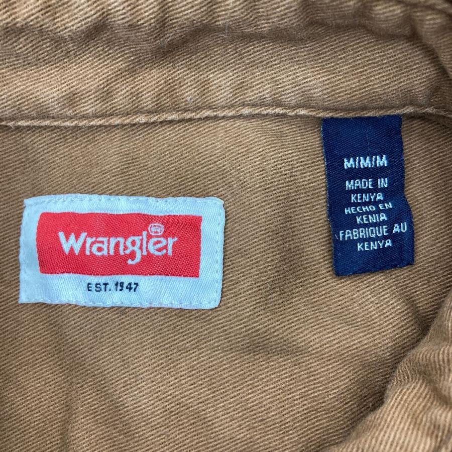 Wrangler 長袖 シャツ Mサイズ ラングラー 胸ポケット ワークシャツ