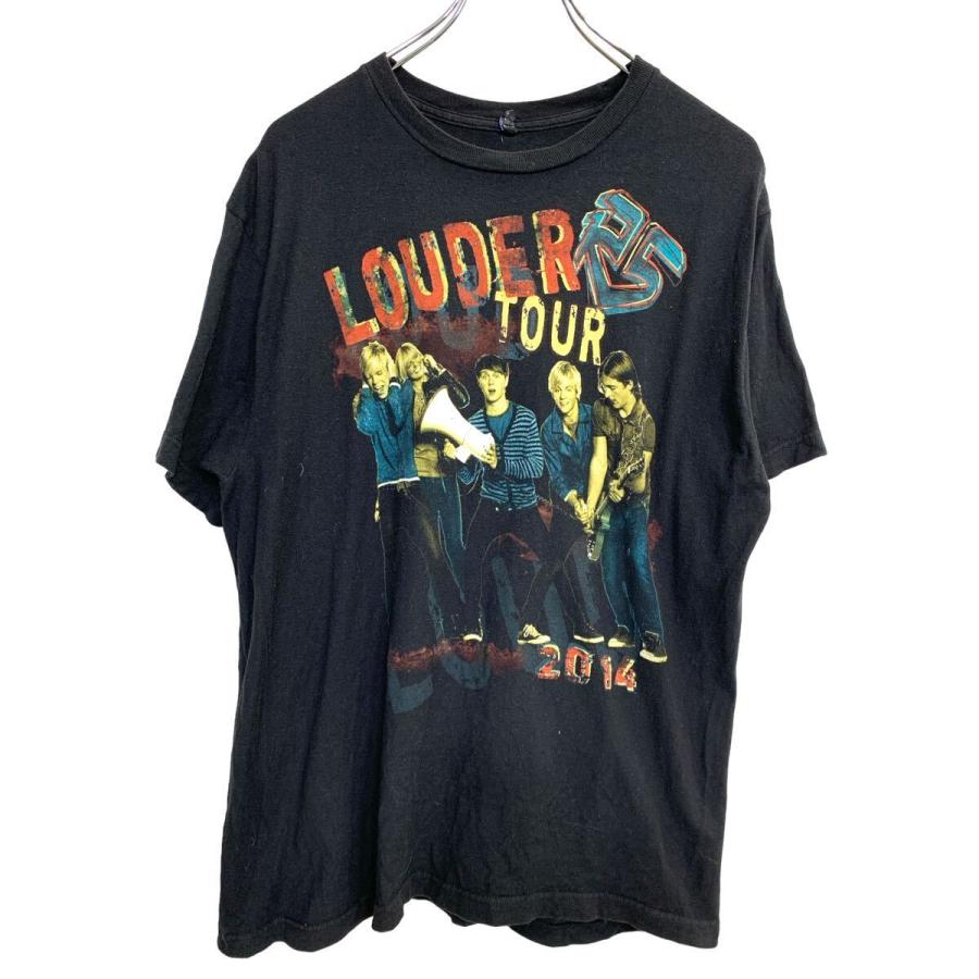 tultex 半袖 プリント Tシャツ Lサイズ ブラック コットン メキシコ製 