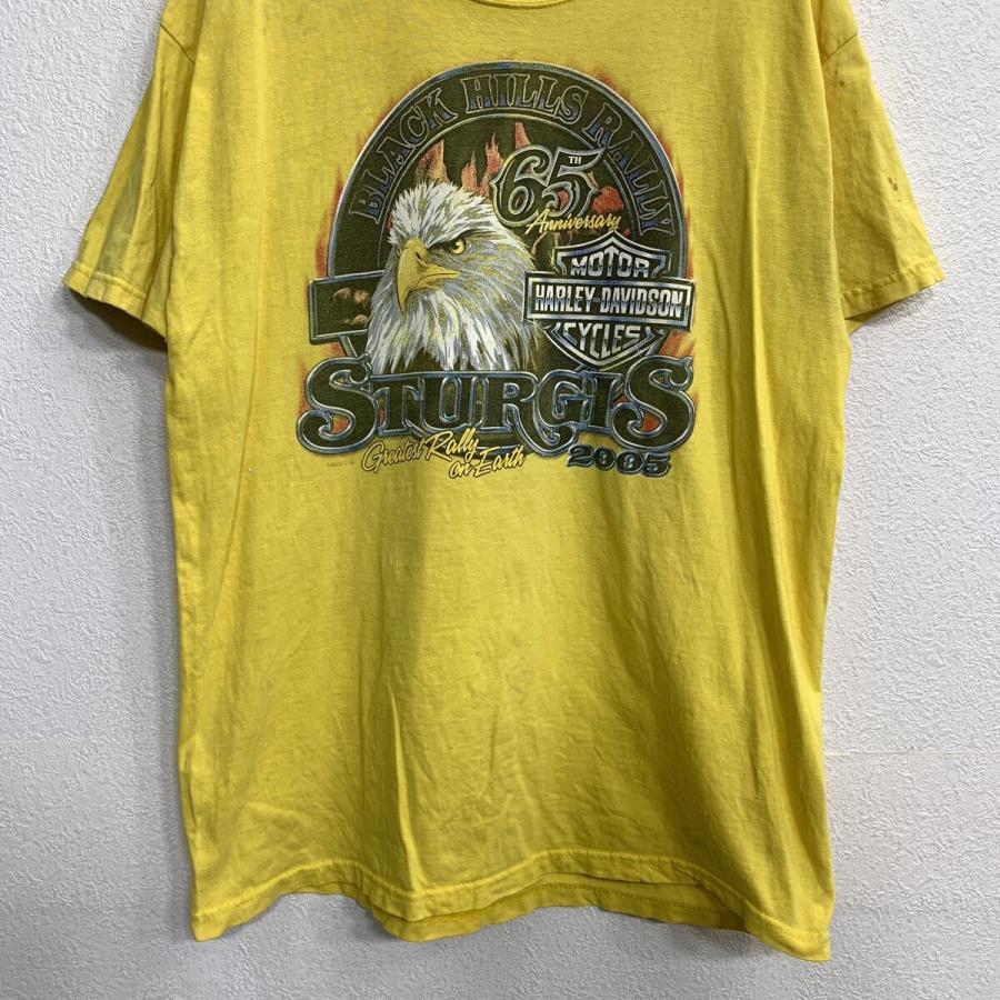 ハーレー HARLEY USA製 L シングル 訳あり激安出品 Tシャツ 古着 Harley-Davidson 半袖 プリント Tシャツ Lサイズ ハーレーダビッドソン