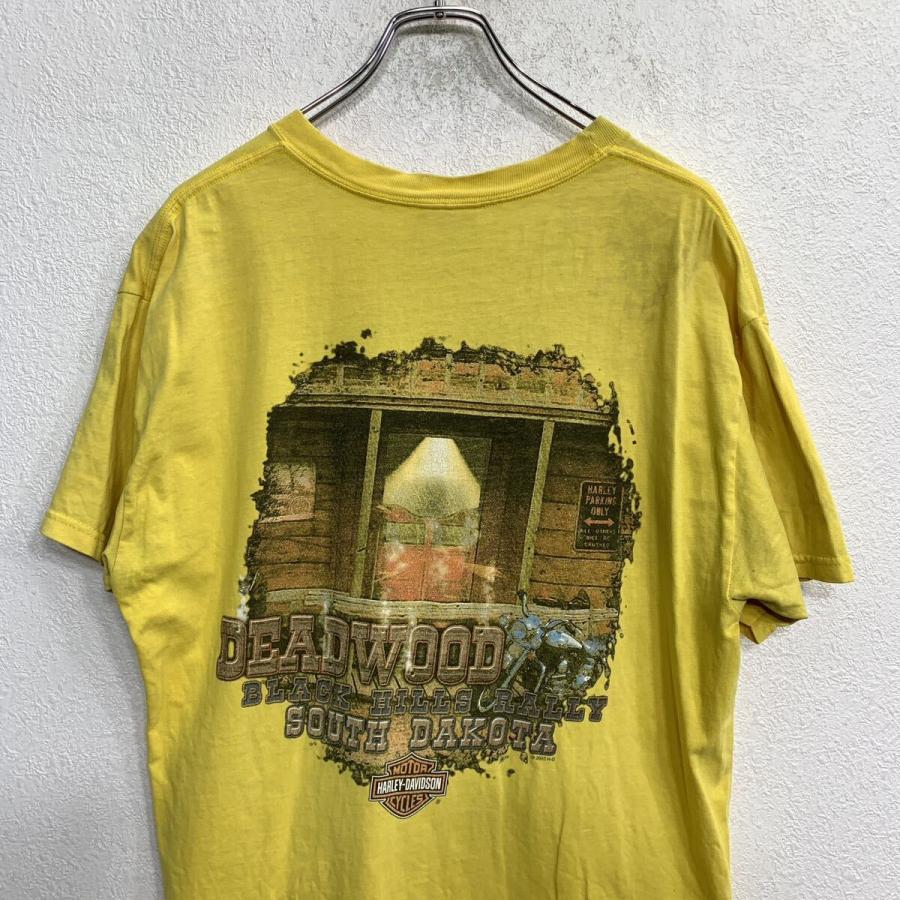 ハーレー HARLEY USA製 L シングル 訳あり激安出品 Tシャツ 古着 Harley-Davidson 半袖 プリント Tシャツ Lサイズ ハーレーダビッドソン