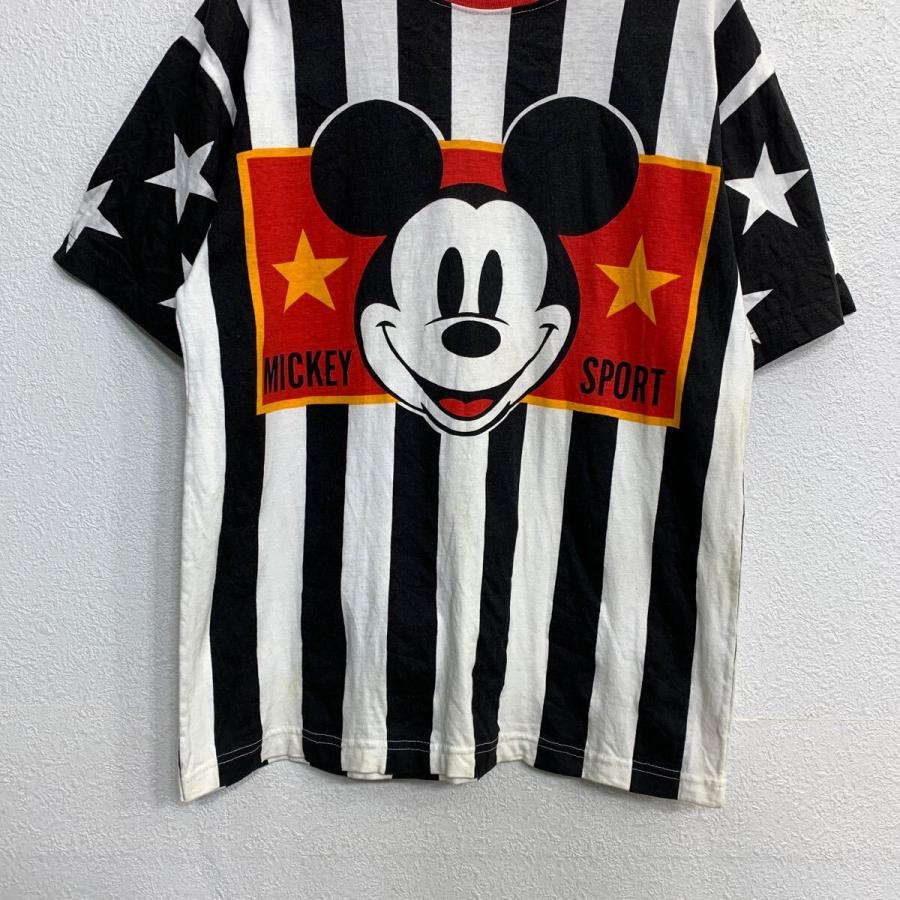Mickey & Co. 半袖 プリント Tシャツ Mサイズ ミッキー キャラクターT 