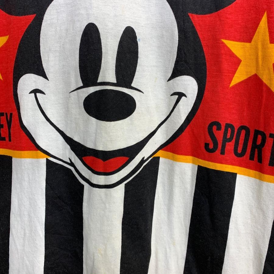 Mickey & Co. 半袖 プリント Tシャツ Mサイズ ミッキー キャラクターT 