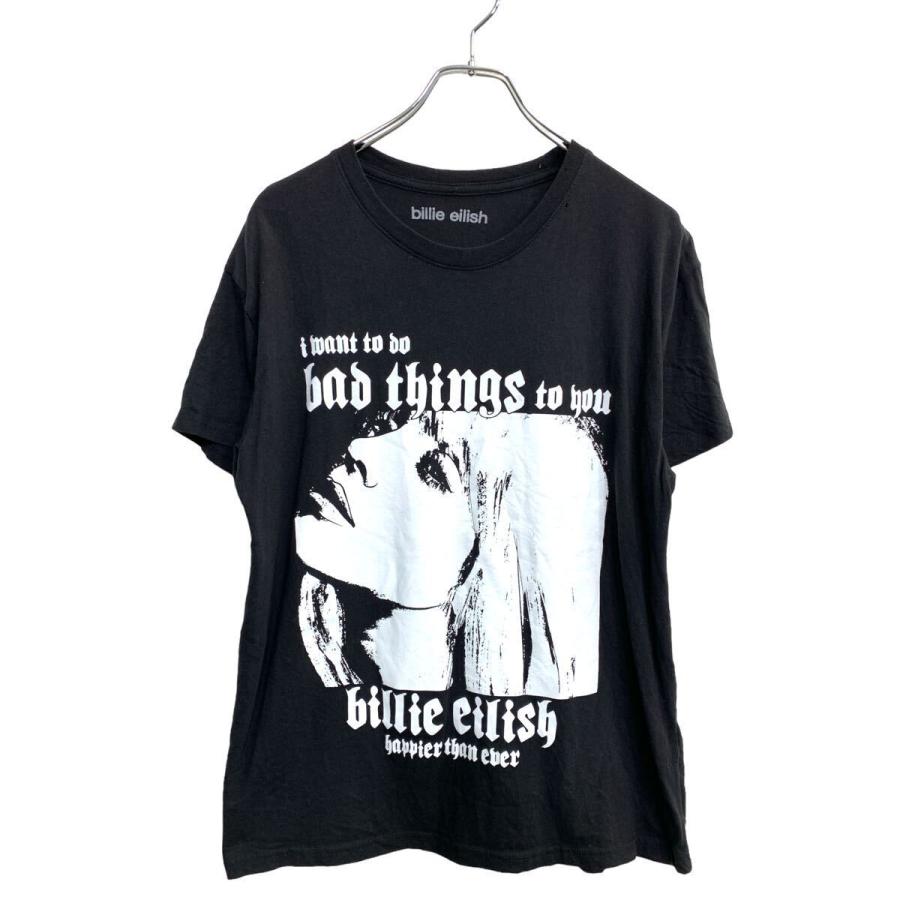 Billie Eilish Tシャツ Lサイズ ビリーアイリッシュ イラスト Tシャツ XXL サイズ 管151 Billie Eilish